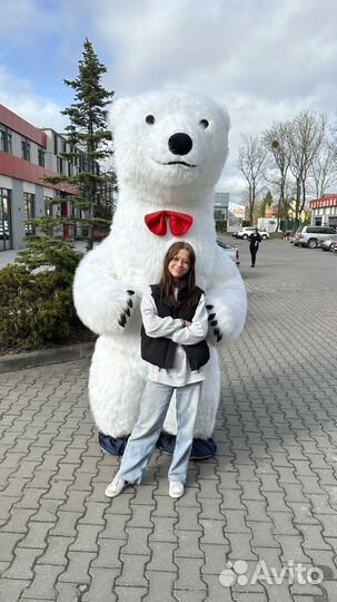 Экспресс-поздравление Белый мишка