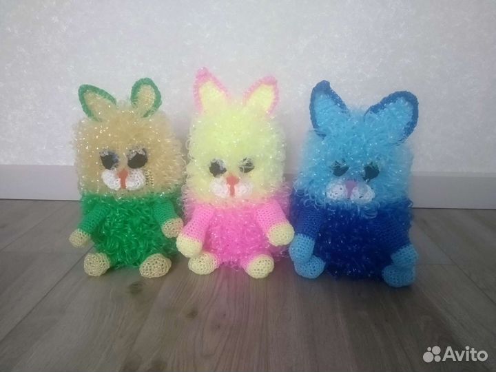 Мочалки игрушки