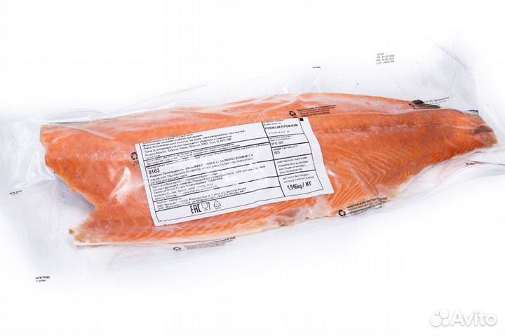 Семга филе 1,5-2 кг Трим Д премиум