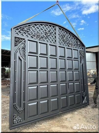 Кованые ворота под ключ с доставкой