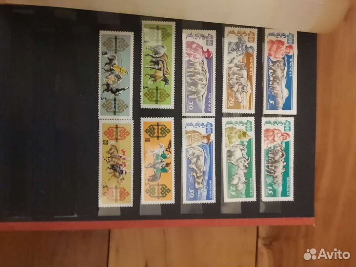 Альбом с марками монгольская тема цена дтговорная