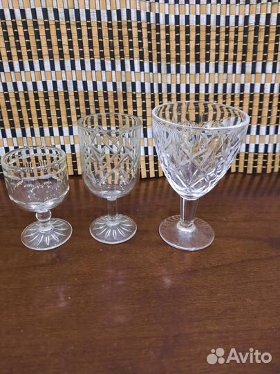 Фужеры хрустальные СССР