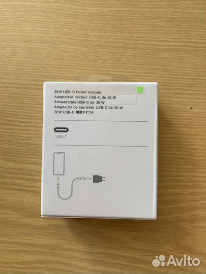 Блок питания apple 20w оригинальный