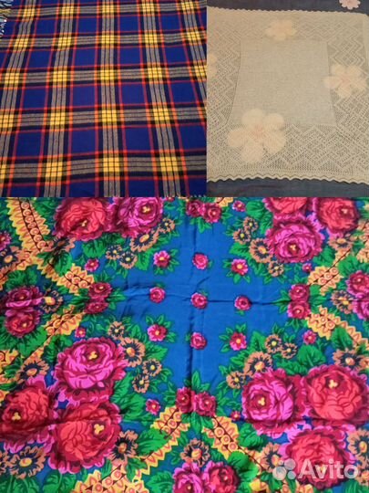 Платок-шаль шерстяной СССР