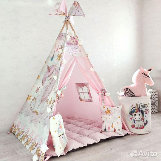 Вигвам детский, Палатка, шатер домик, новый
