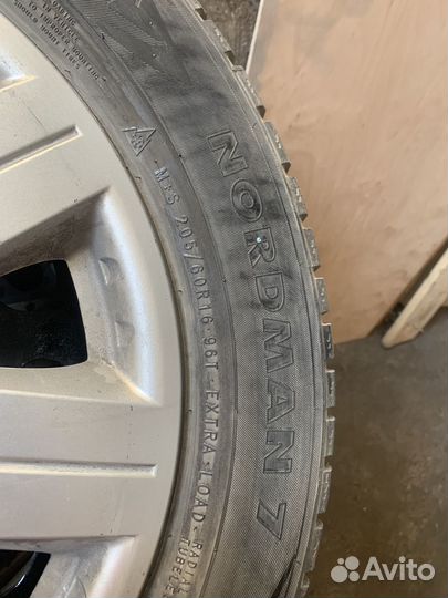 Зимние колеса R16 Nokian Nordman 7 205 60