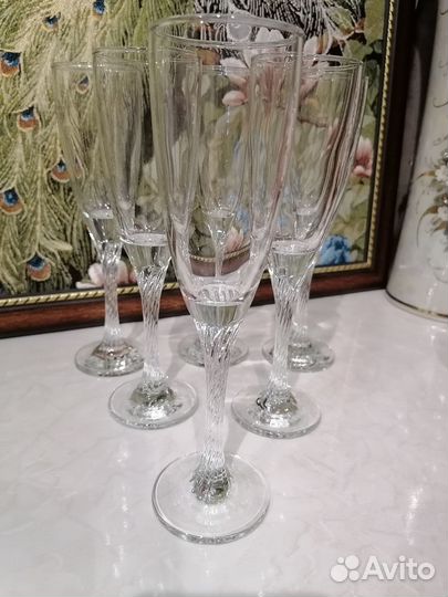 Фужеры новые