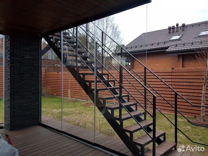 Безрамное остекление для террас до 7 дней