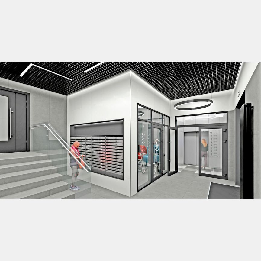 1-к. квартира, 43,6 м², 11/16 эт.