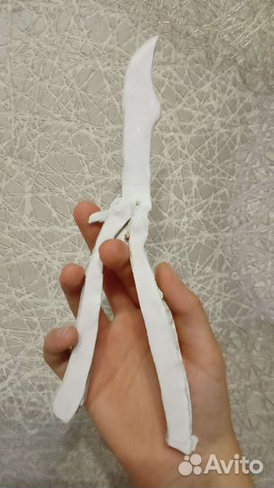 Картонный нож бабочка