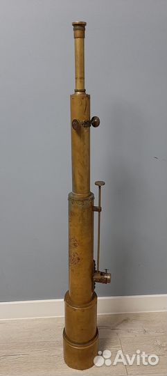 Антикварный телескоп-латунный