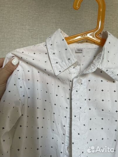 Рубашка для мальчика 110/116