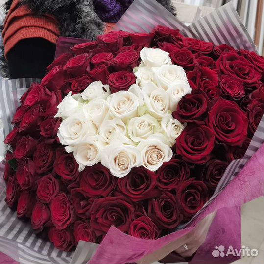 Букет из красных роз