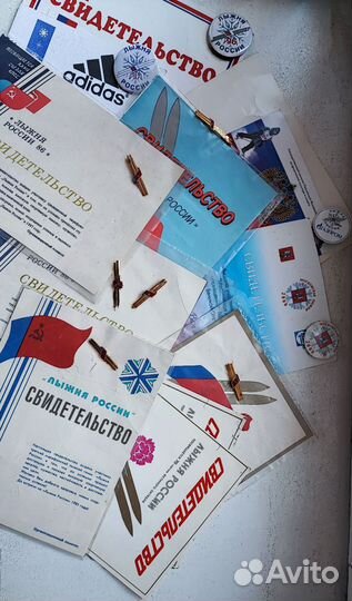 Значок и нагрудный знак Лыжня России