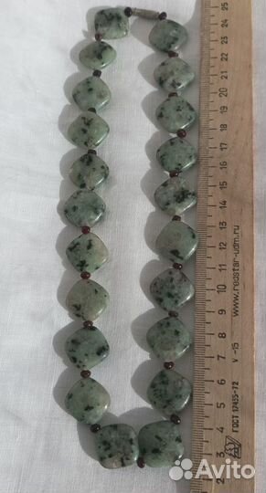 Жадеит натуральный природный винтаж
