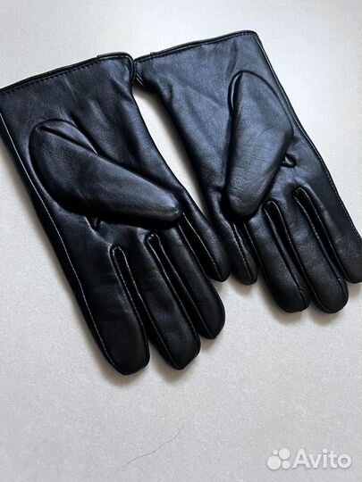 Перчатки женские кожаные