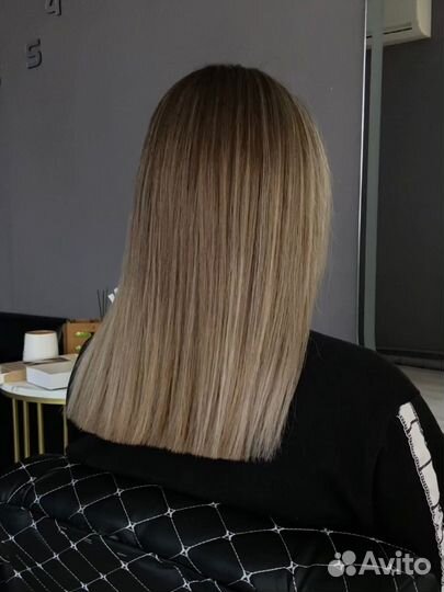 Окрашивание волос модель