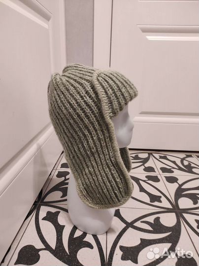 Шапка женская вязаная ручная работа