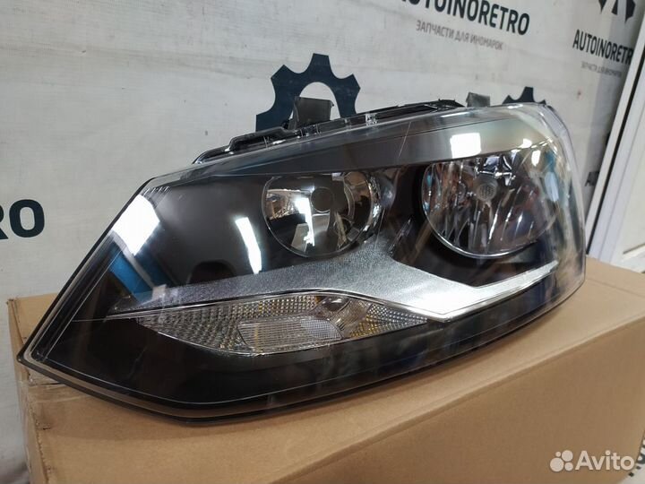 Фара левая Volkswagen Polo Sedan V рест. (2015)