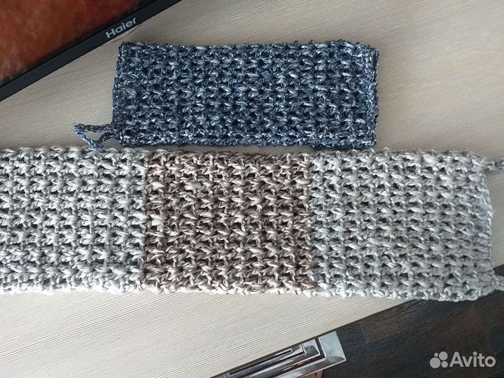 Вязаные мочалки