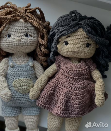 Вязаные куклы ручной работы