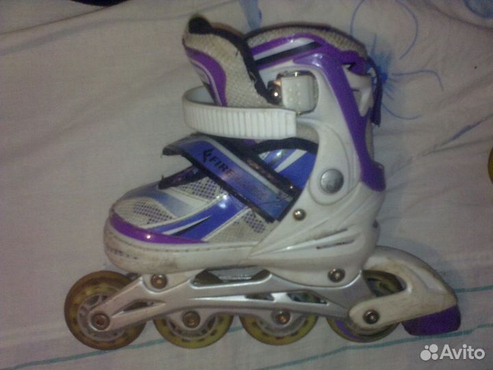 Роликовые коньки детские раздвижные 31-34р