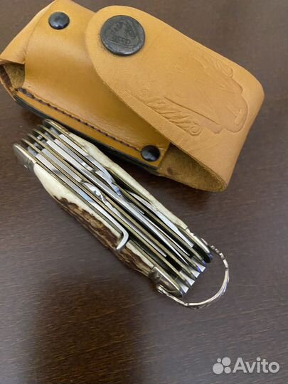 Ножик складной в чехле новый