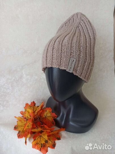 Шапка женская вязаная ручная работа