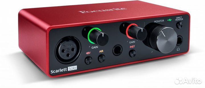 Внешняя звуковая карта Focusrite Scarlett Solo 3rd