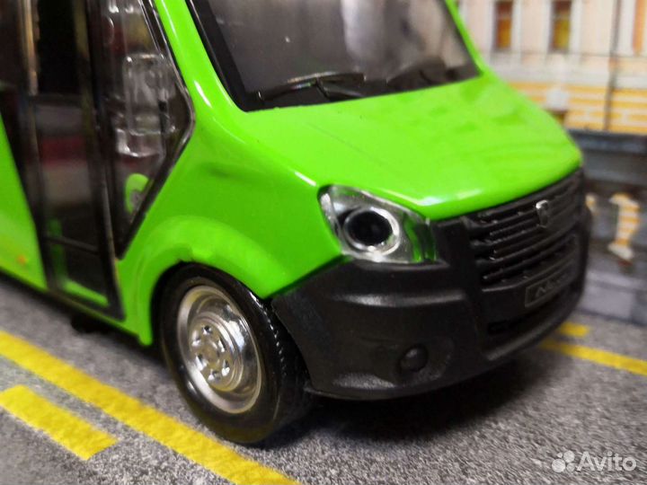 Модель Автобус Газель Next Cityline Технопарк