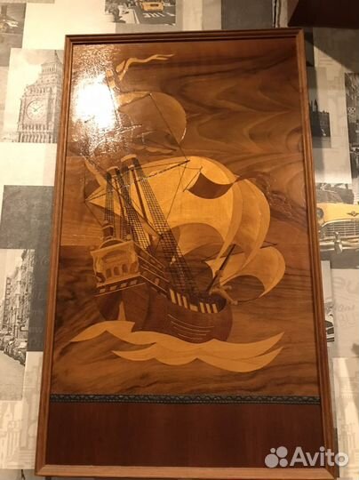 Панно парусник СССР