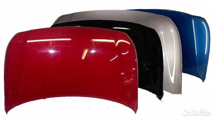 Hyundai Solaris Kia Rio капот в цвет кузова