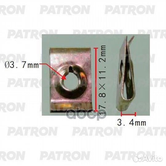 Вставка под винт Применяемость: Скоба под самор