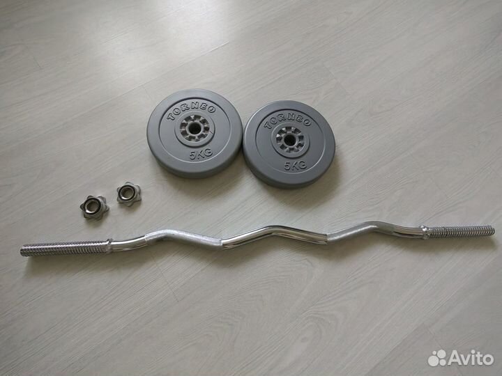 Штанга с блинами