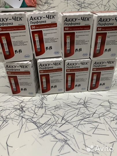 Акку чек перформа полоски