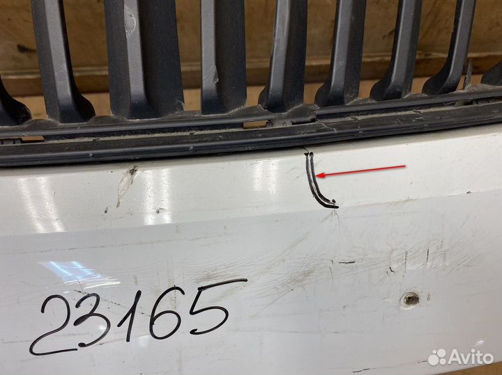 Бампер передний Skoda Rapid 2013-2020