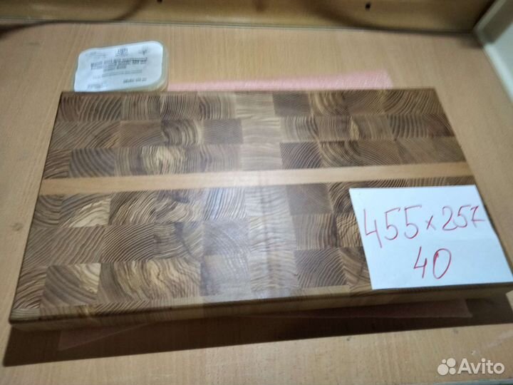 Доска разделочная ясень дуб торцевая