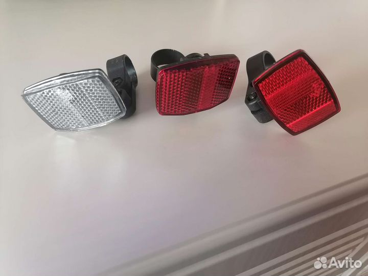 Катафоты для велосипеда с держателем