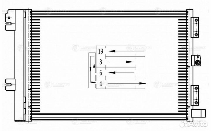 Радиатор кондиционера ГАЗель Некст