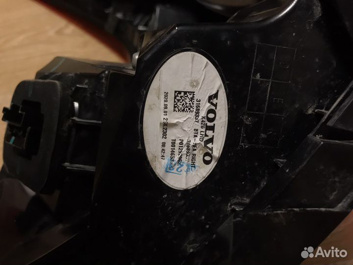 Фара задняя правая volvo xc60 2020 год