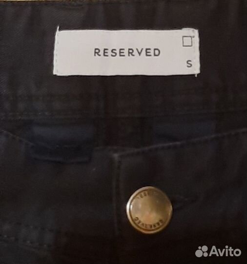 Черные джинсы карго reserved