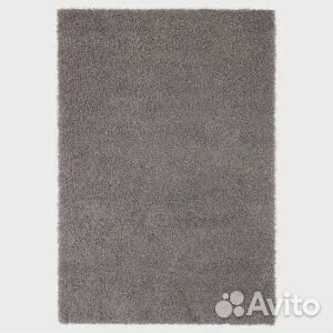 Ковер IKEA Hampen 133х195 см, серый