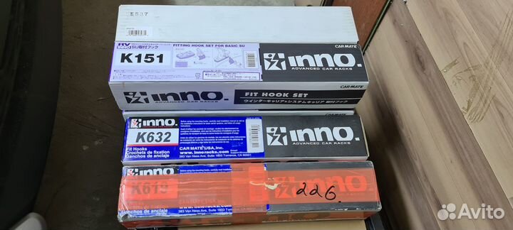 Inno крепление поперечин багажника