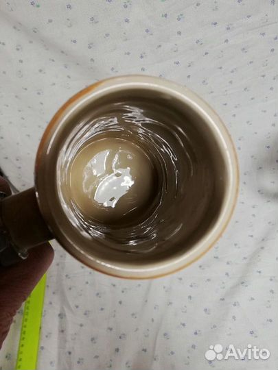 Изумительная коллекционная пивная кружка с крышкой