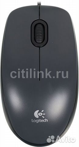 Мышь проводная Logitech M90, черный