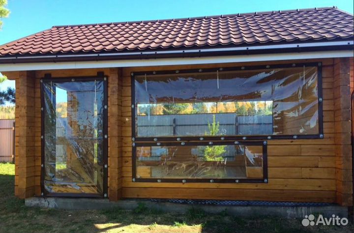 Мягкие окна для террас и беседок