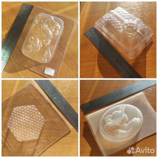 Формочки для мыла/пластиковые молды, мыловарение