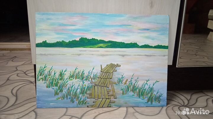 Картина маслом живопись пейзаж