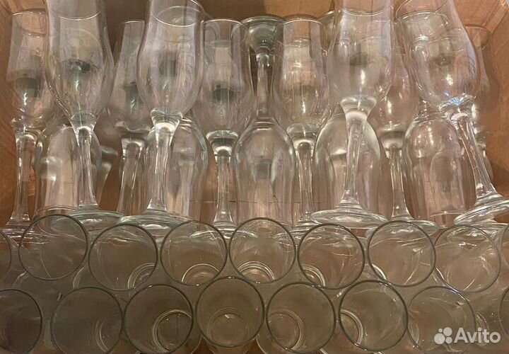 Бокалы/стаканы стеклянные