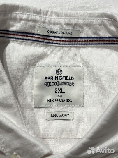 Белая рубашка Springfield оригинал